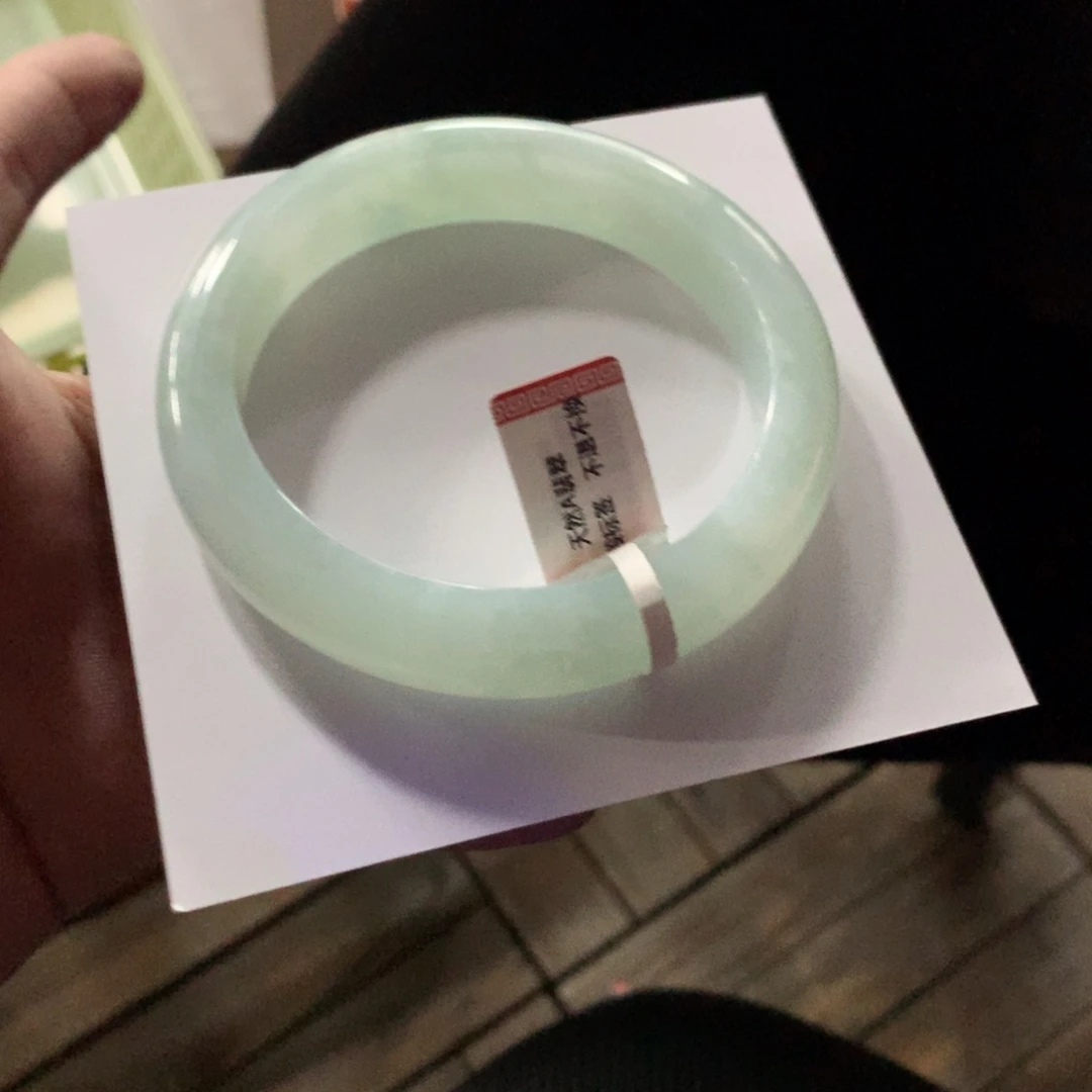 翡翠未镶嵌手镯68号60.3