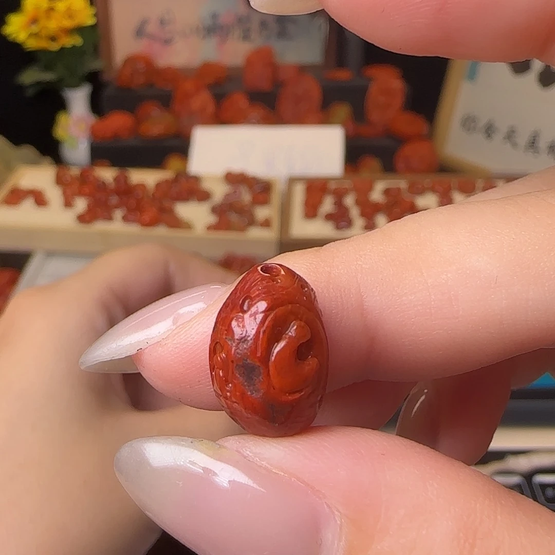 南红玛瑙未镶嵌吊坠(不含链)
