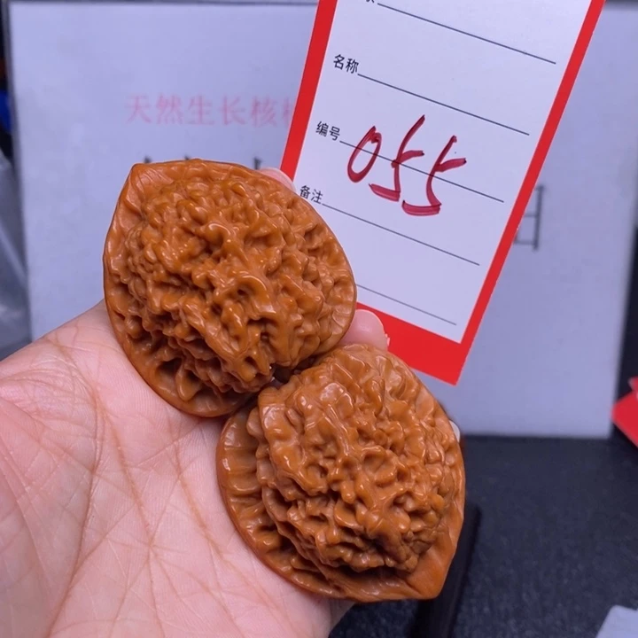 文玩核桃把件055，44官帽