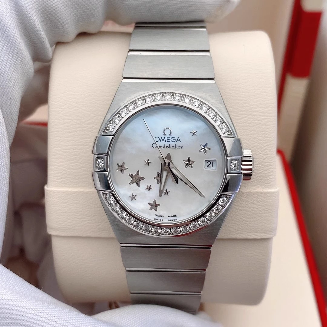 全新未使用 Omega/欧米茄 星座/JM12004853/27表径/女士腕表/机械