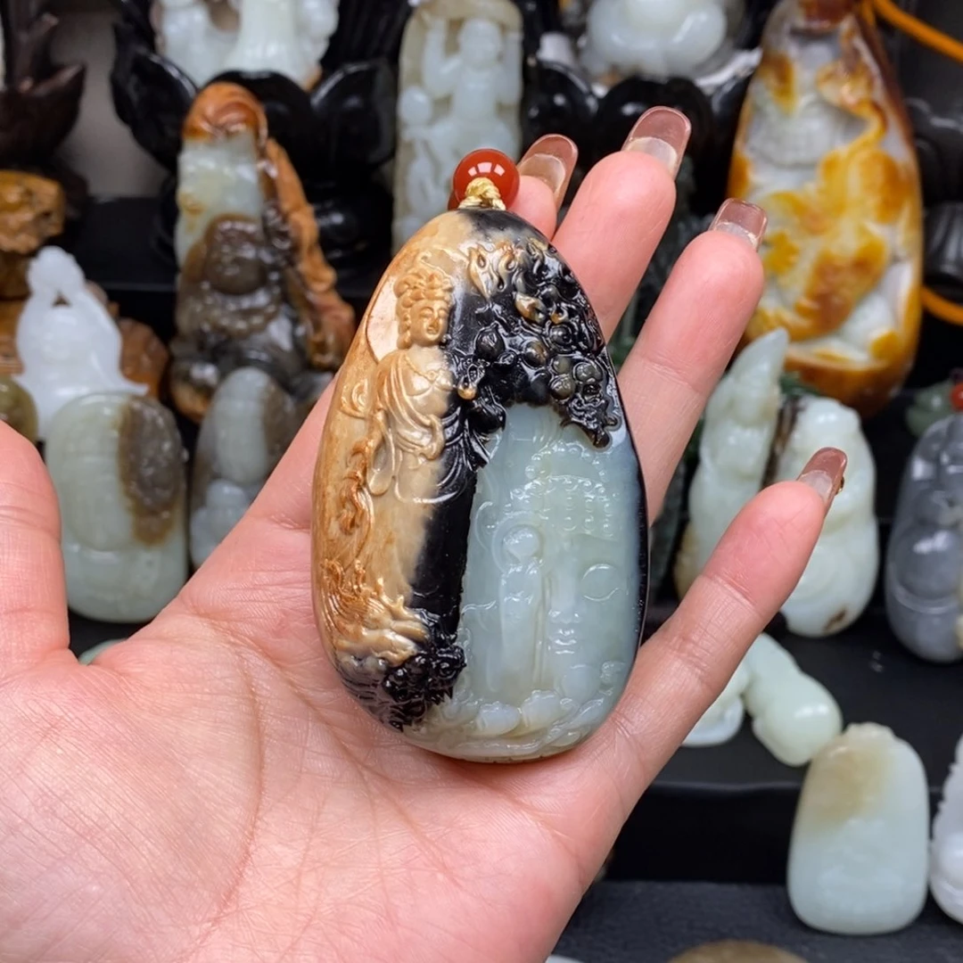 和田玉颈饰未镶嵌溪*