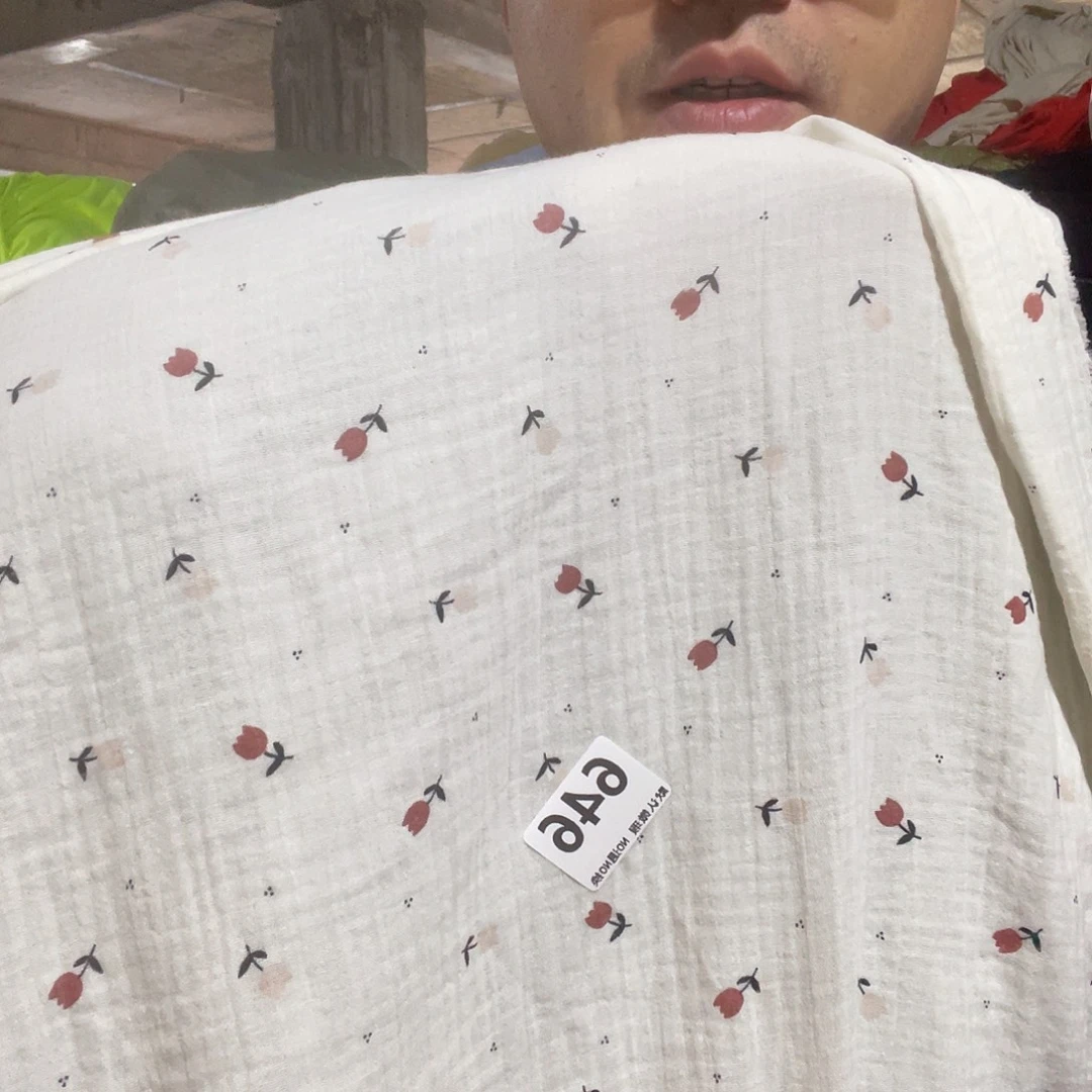 棉宽1.4米全棉双层泡泡纱布2米价646