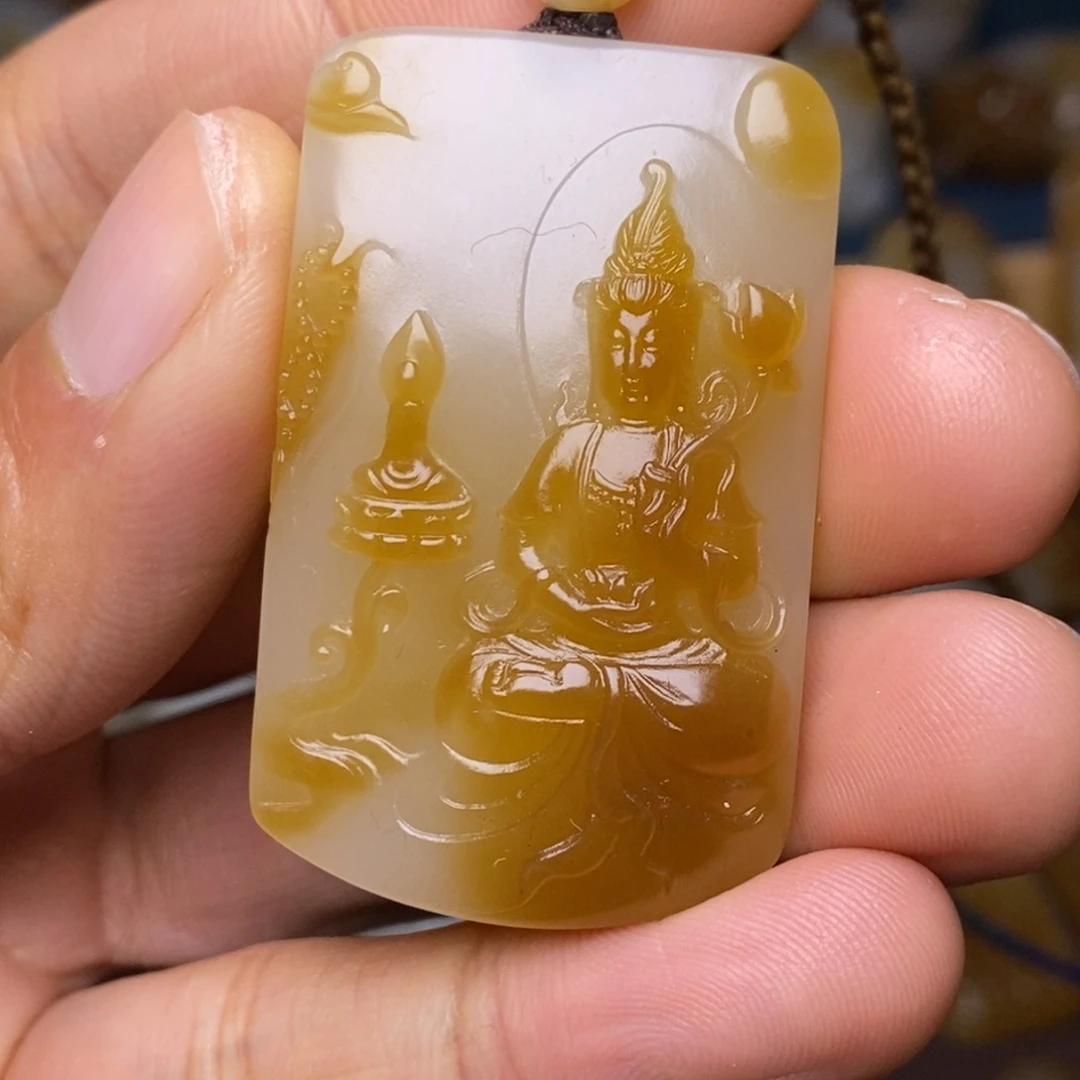 和田玉（糖玉）未镶嵌颈饰