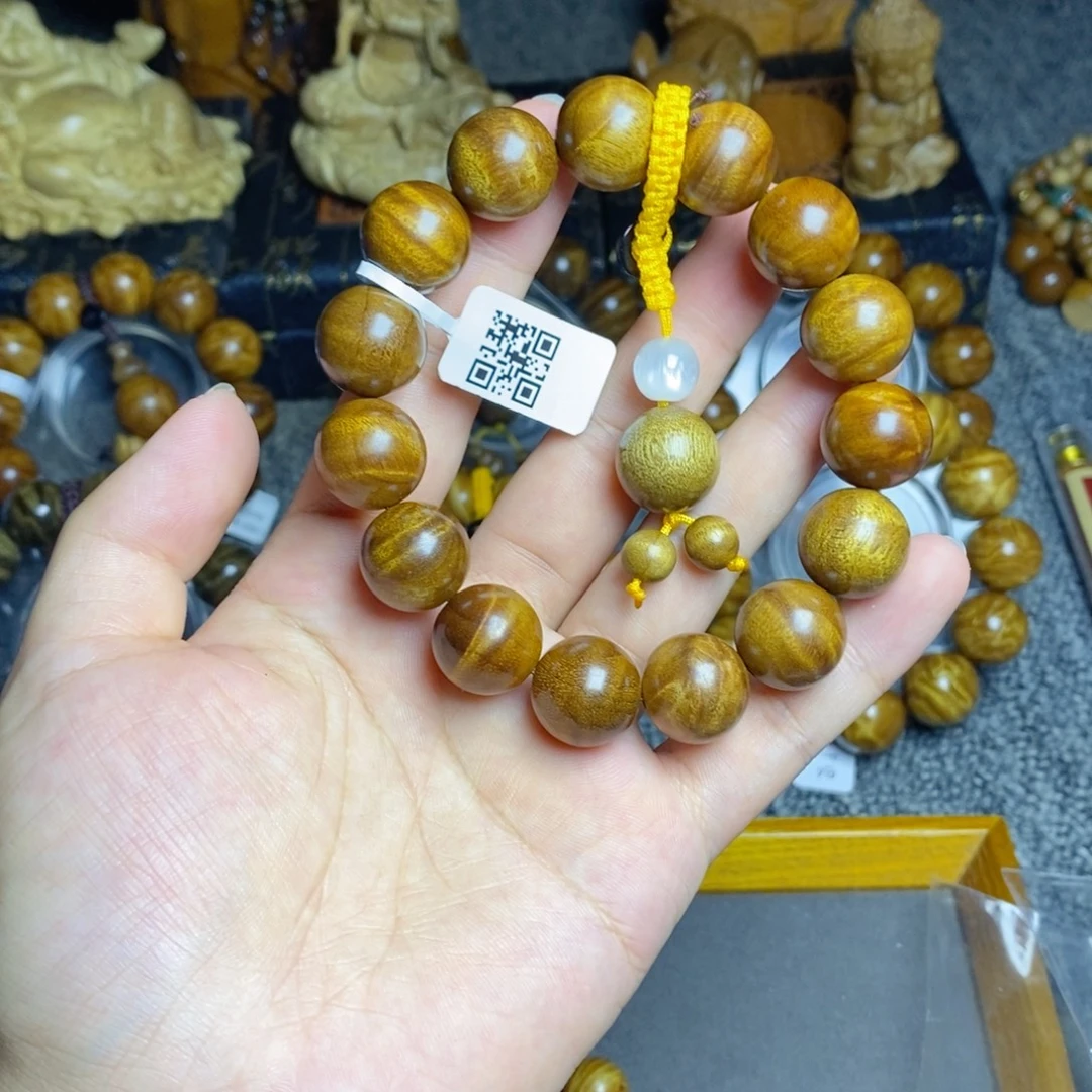 手串/手链楠木（金丝楠）枯木料水波纹1.5