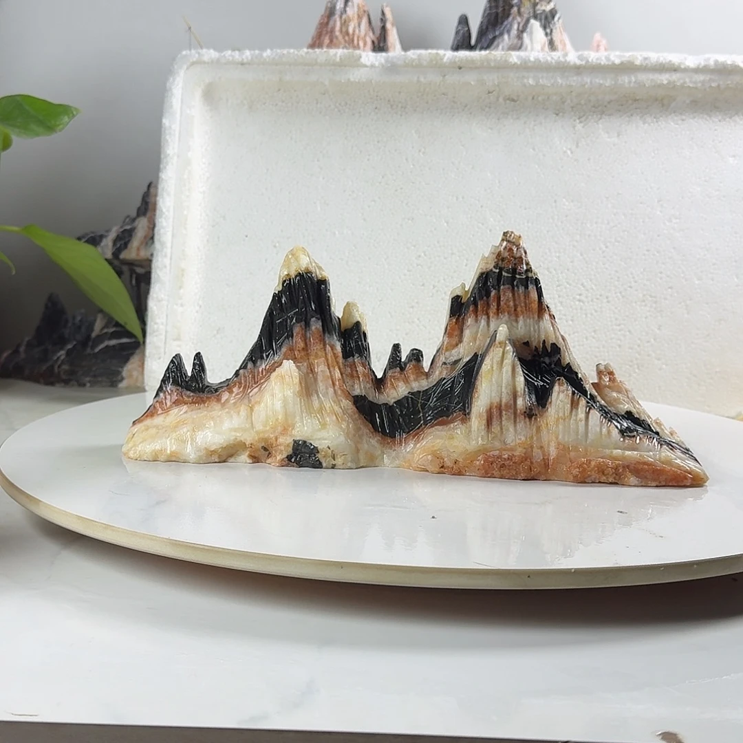 真***懂山峰摆件鱼缸造景