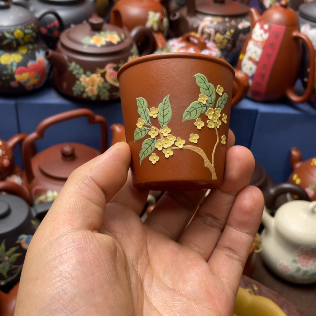 紫砂茶杯紫砂主人杯80cc