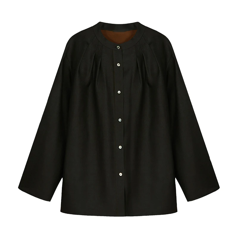 CHALK&THREAD珠地花休闲莨绸衬衫