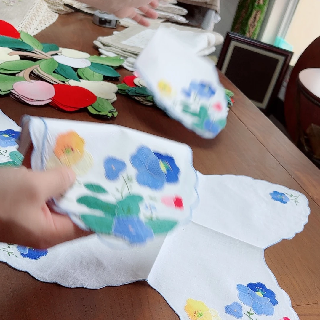 毛绒亚麻棉006-2个面包巾