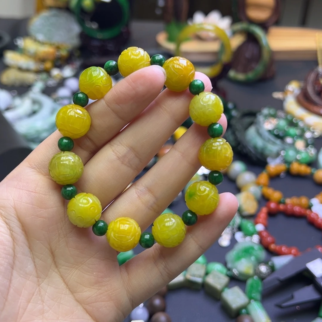 品***生未镶嵌手链翡翠350