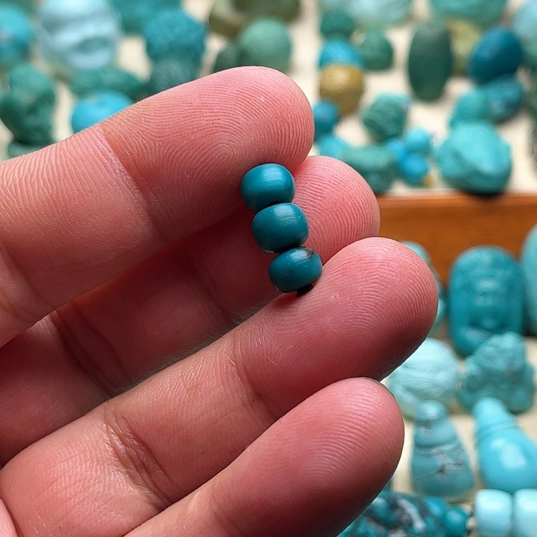 绿松石松石银S925镶嵌