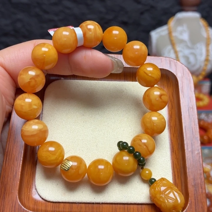 蜜蜡未镶嵌手链手串