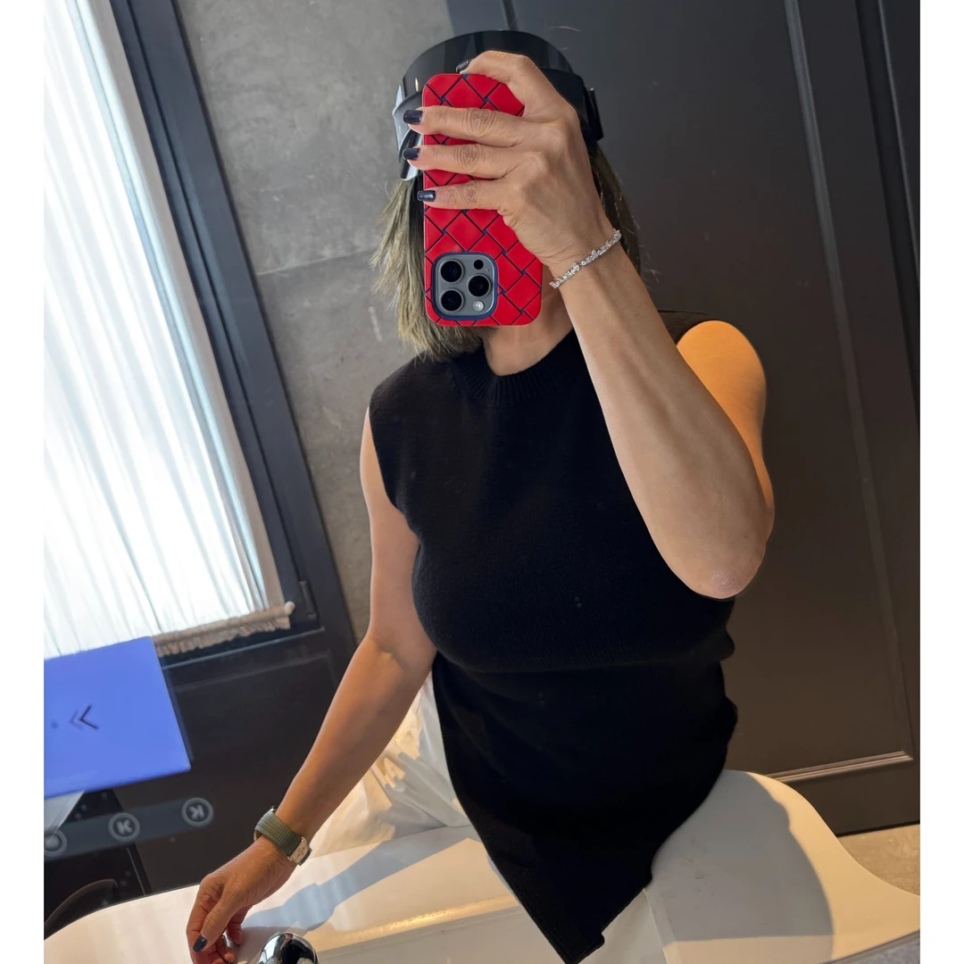 COCOLINDA |  绵羊毛不对称坎袖背心裙S2925