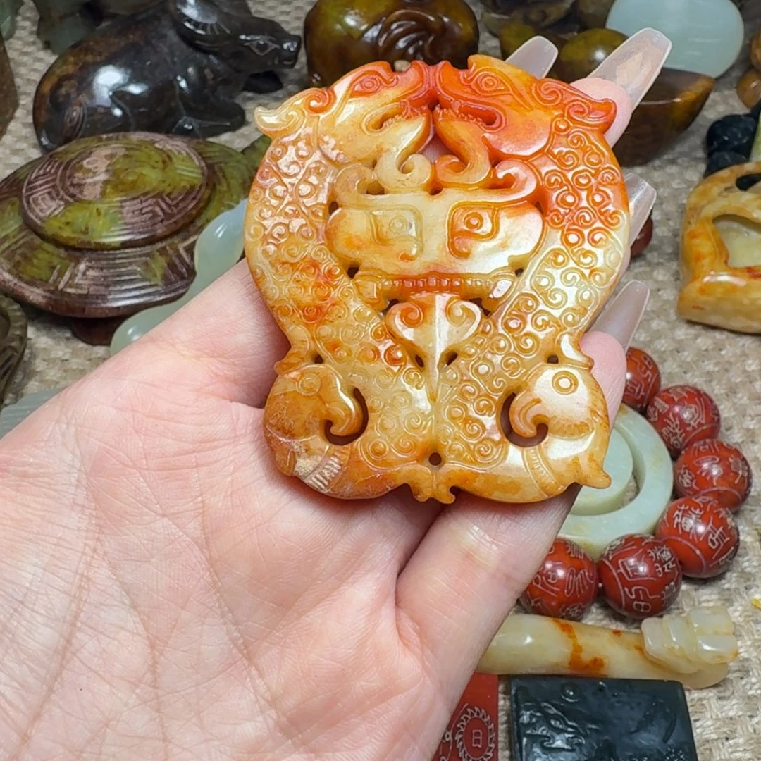 白玉菩提吊坠挂件