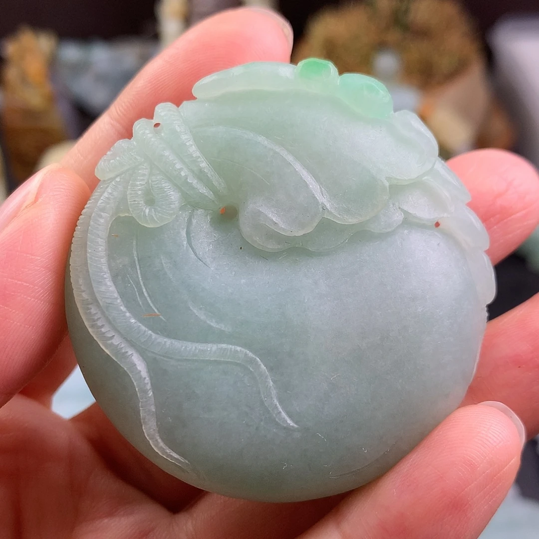 定制翡翠未镶嵌钱袋