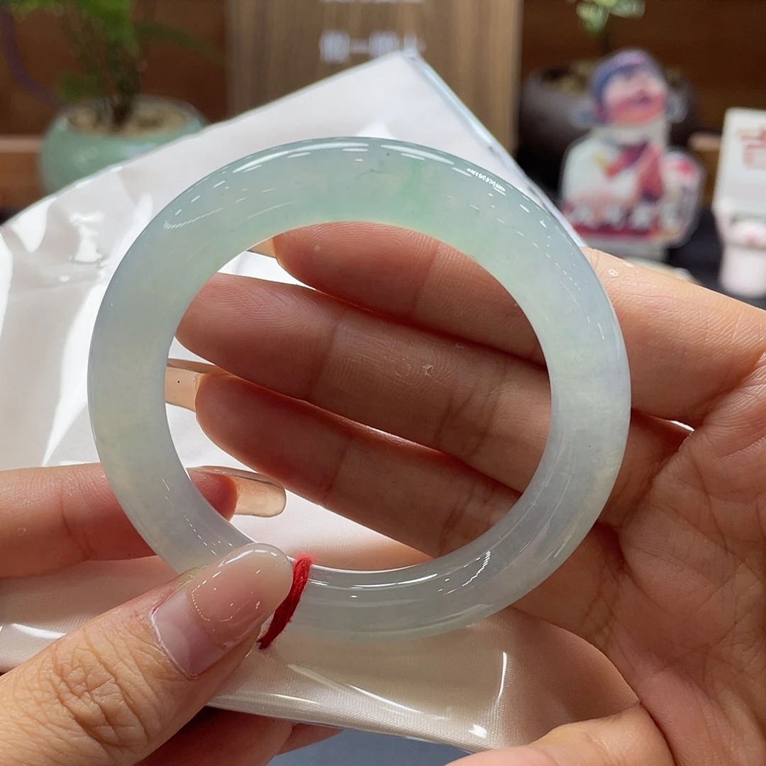 翡翠未镶嵌手镯46 号链接