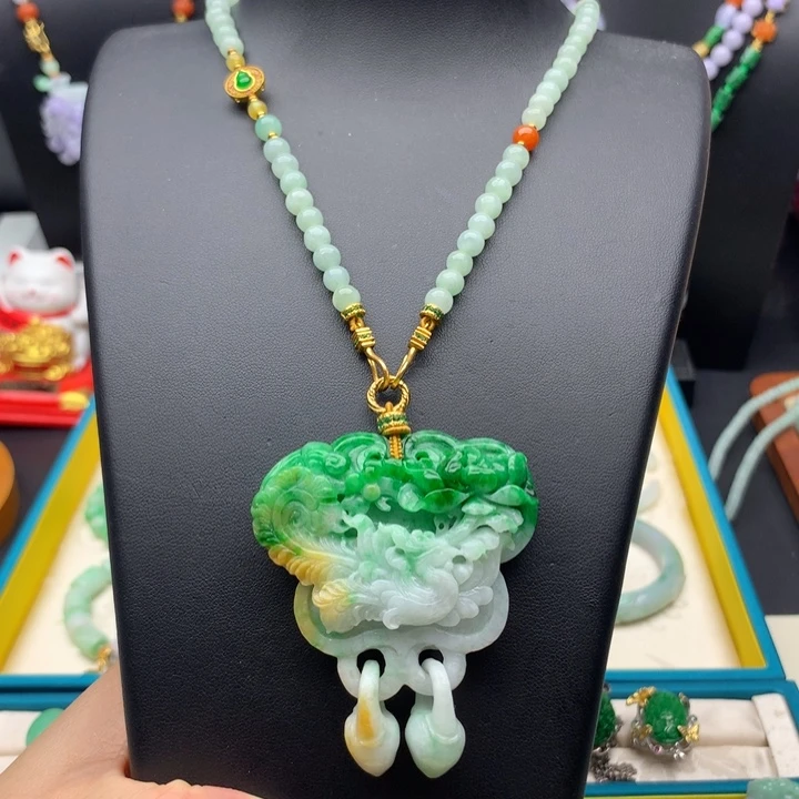 颈饰未镶嵌翡翠翡翠凤凰