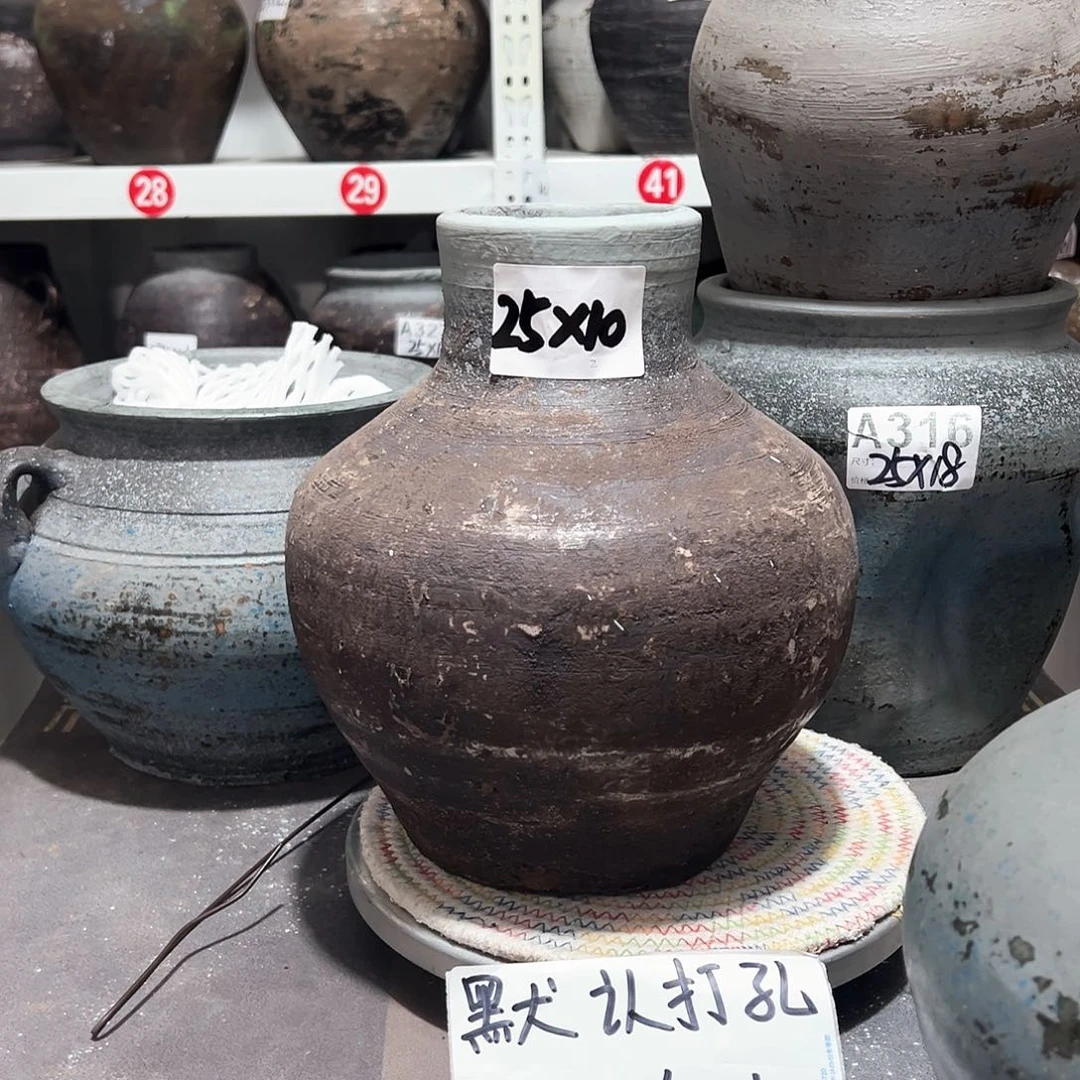 红陶27号高脖无孔备注磨砂