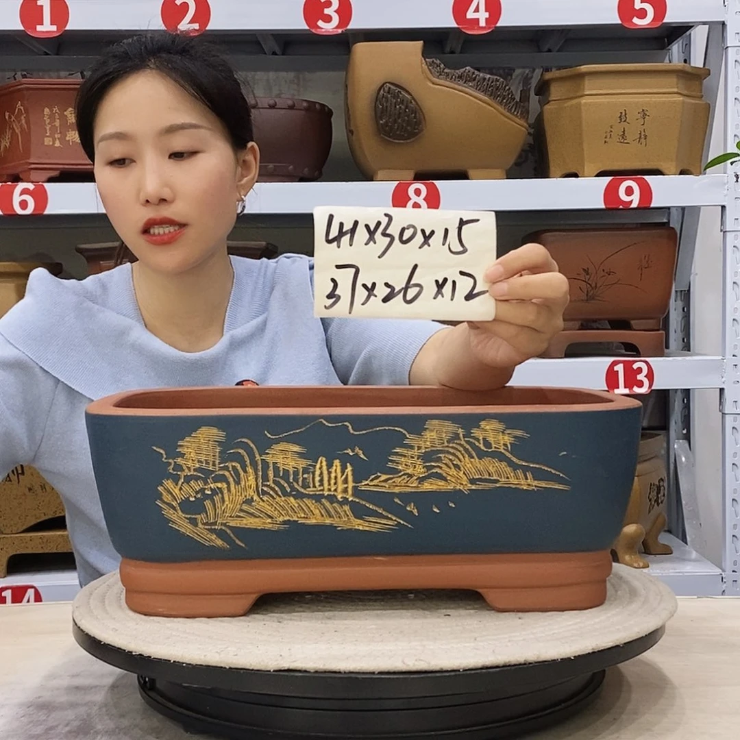 紫砂花盆紫砂花盆