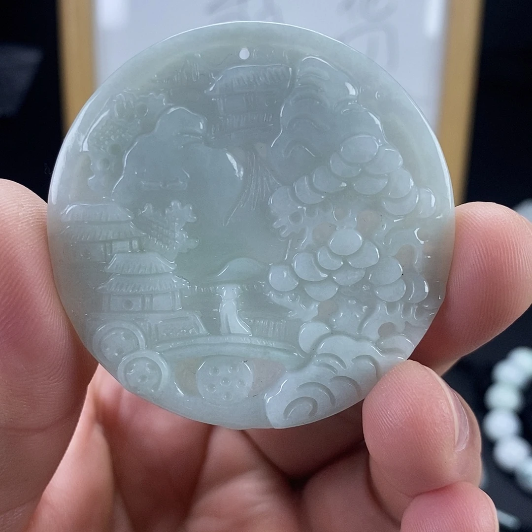 翡翠未镶嵌颈饰翡翠