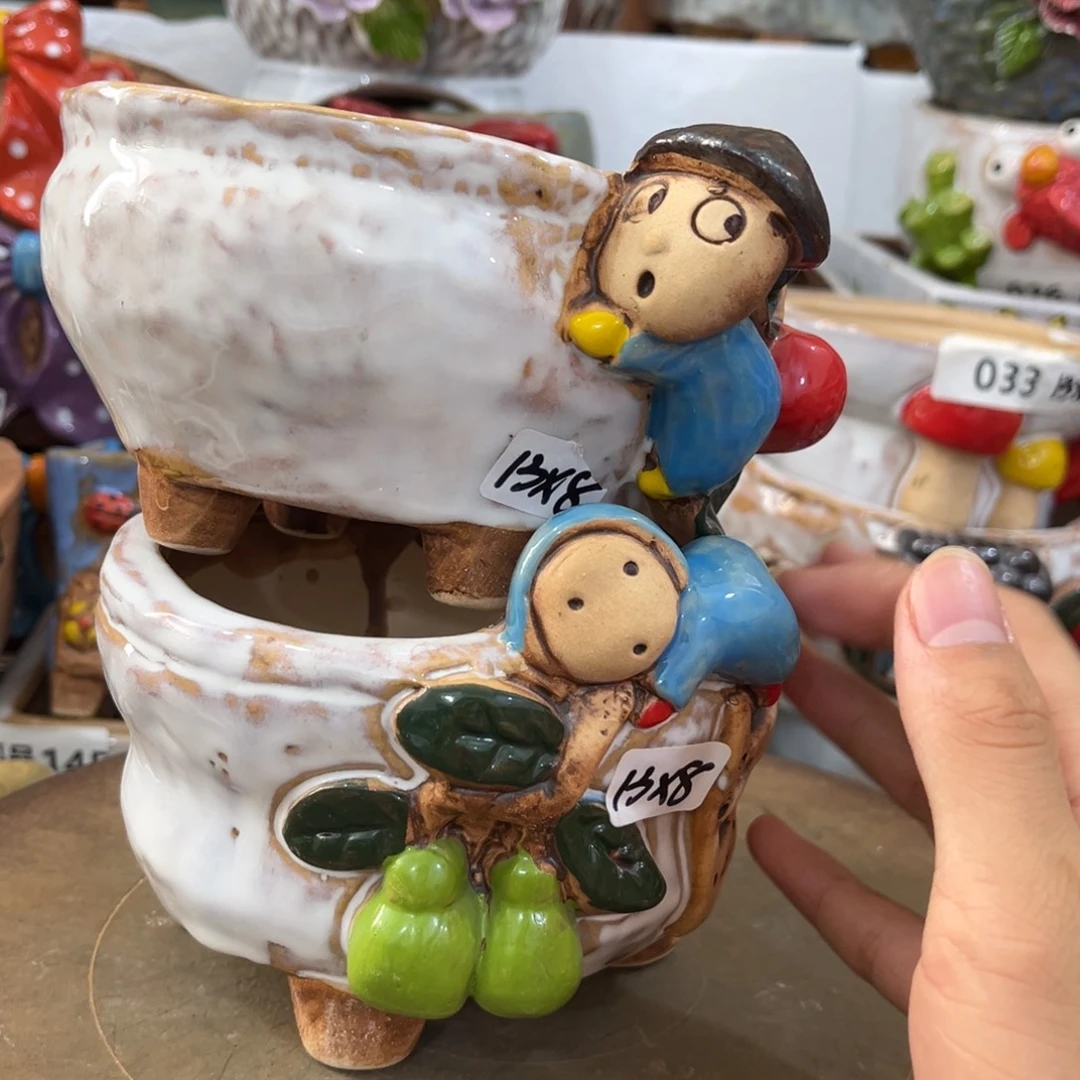 粗陶多肉花盆花盆