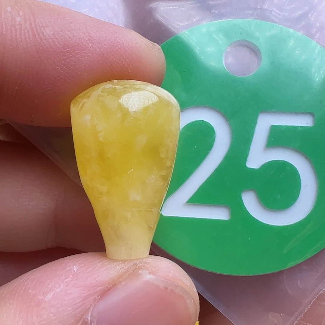 蜜蜡未镶嵌珠宝奇石12.4mm花粉