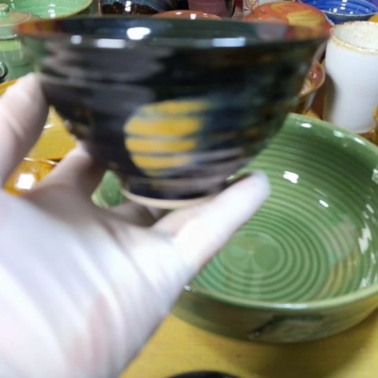 瓷片磁州窑五厂盘碗壶杯有瑕疵