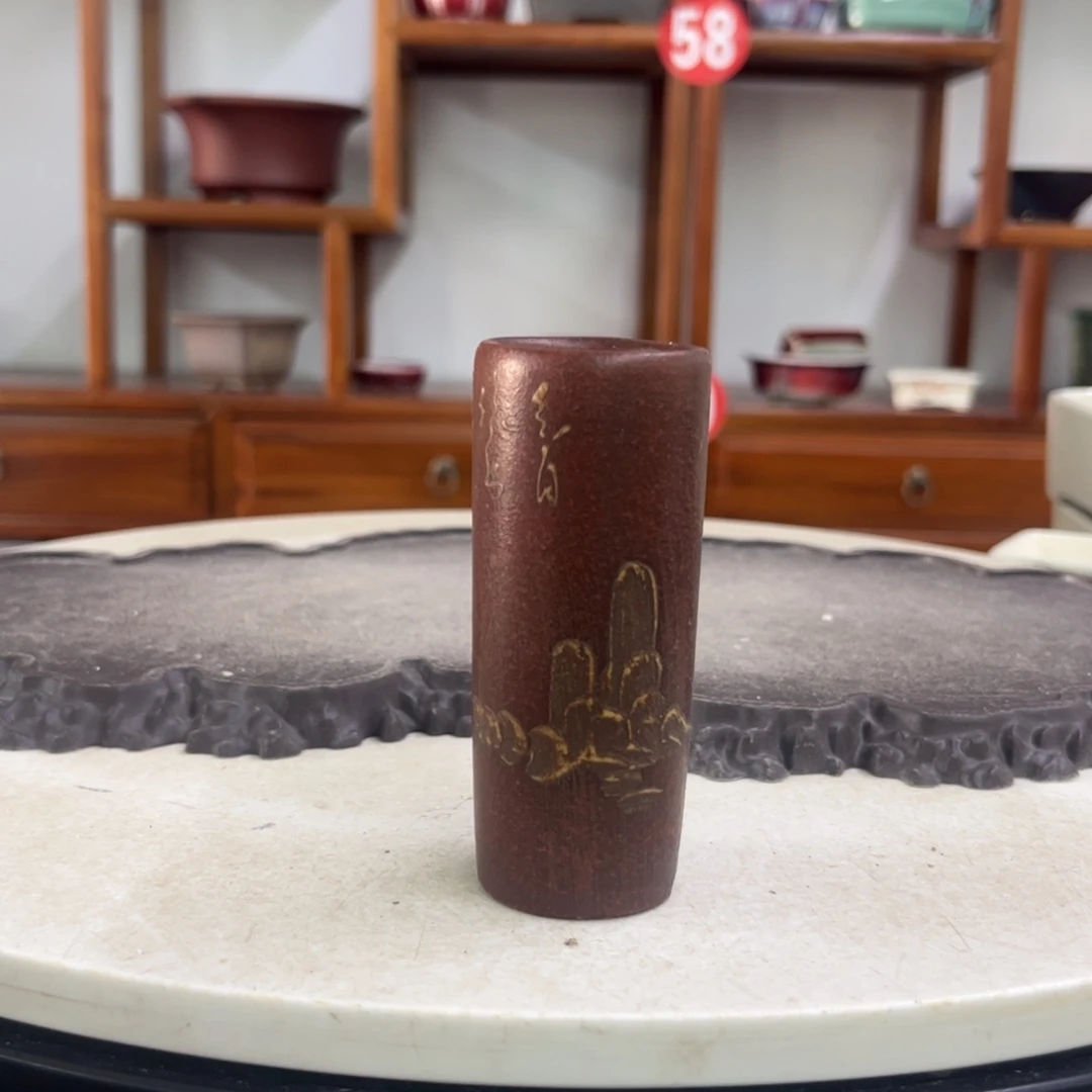 紫砂花盆瑕疵9.5-3.5。。。