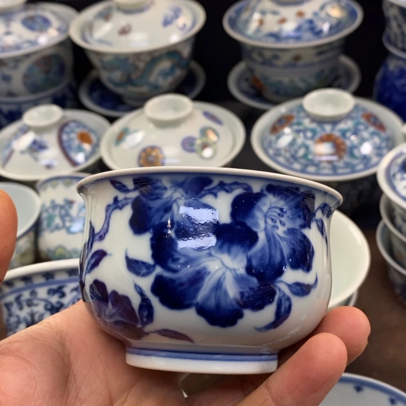 【闪购商品】晚*景德镇青花主人杯