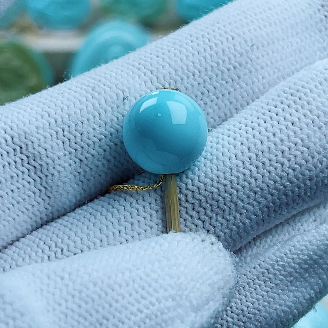 绿松石未镶嵌珠宝奇石配饰11.5