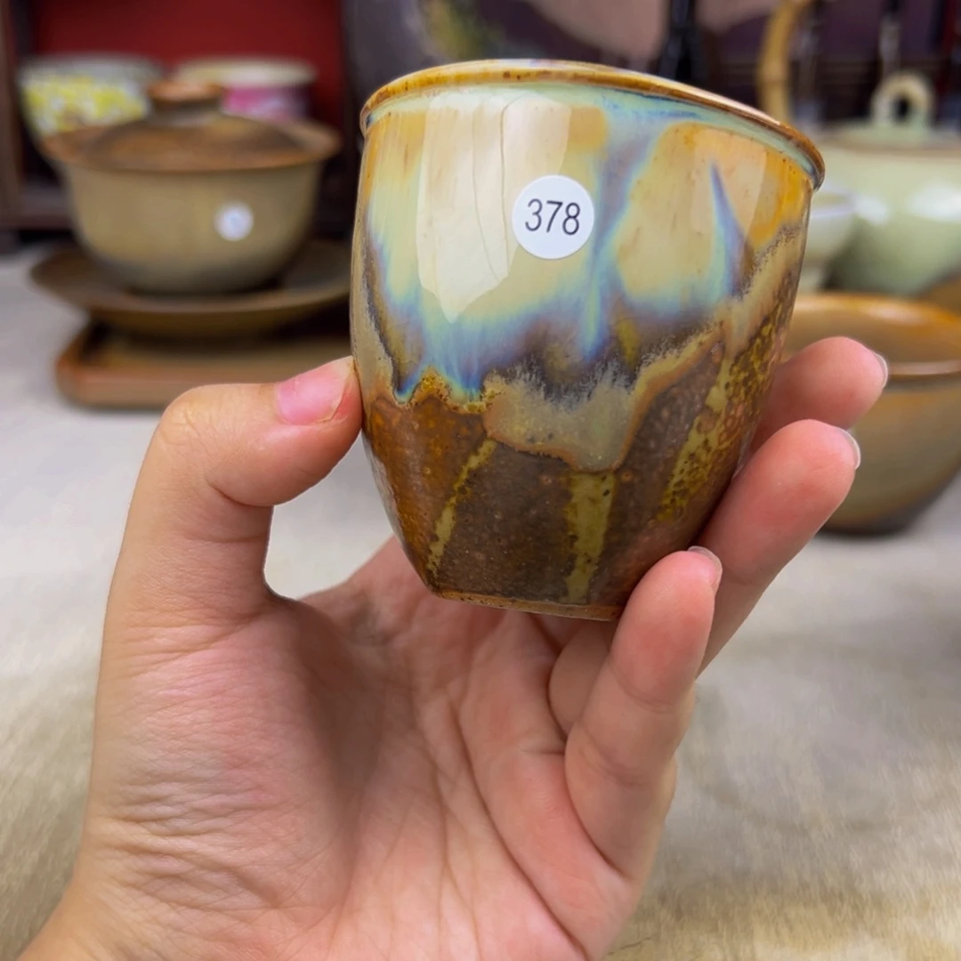 杯纯手工柴烧主人杯