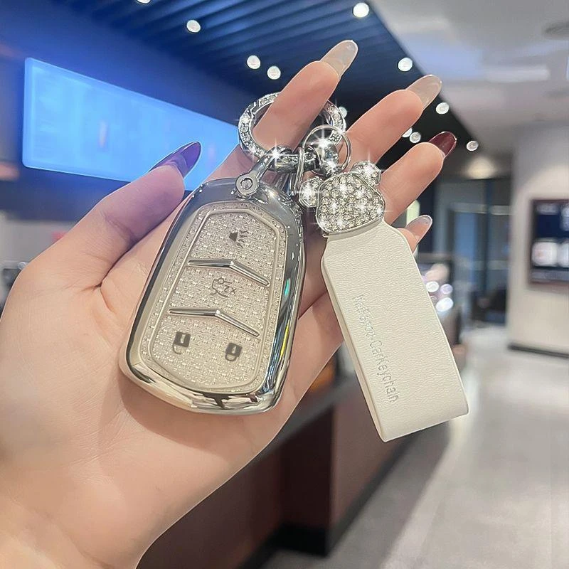 适用凯迪拉克XT5钥匙套XT4 XT6 XTS CT4 CT5 CT6 ATSL扣SRT套GT4