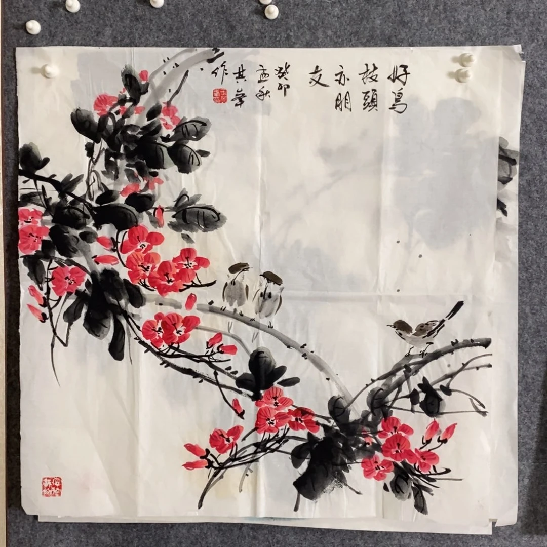 国画国画纯手写手绘作品27