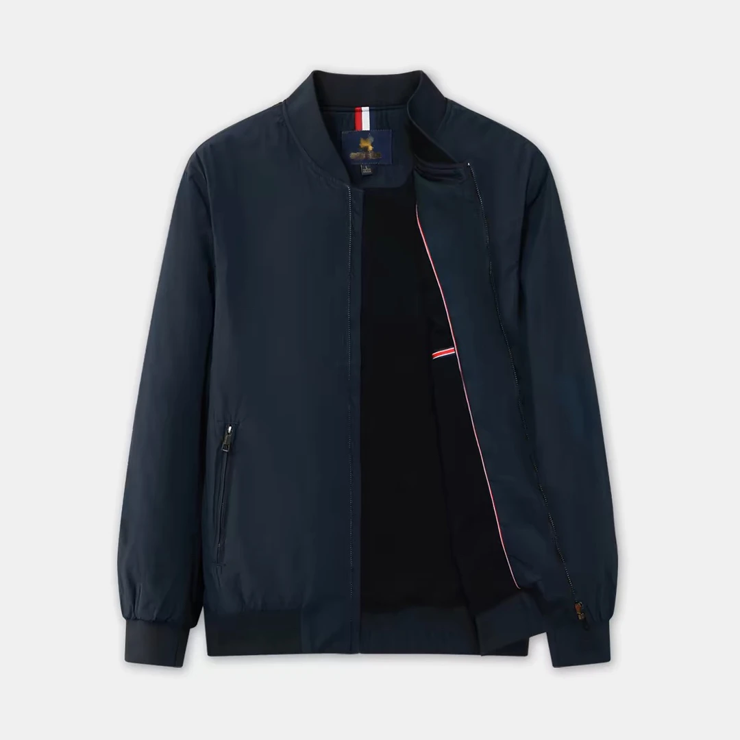 男士商务休闲百搭气质春秋棒球领夹克外套/552