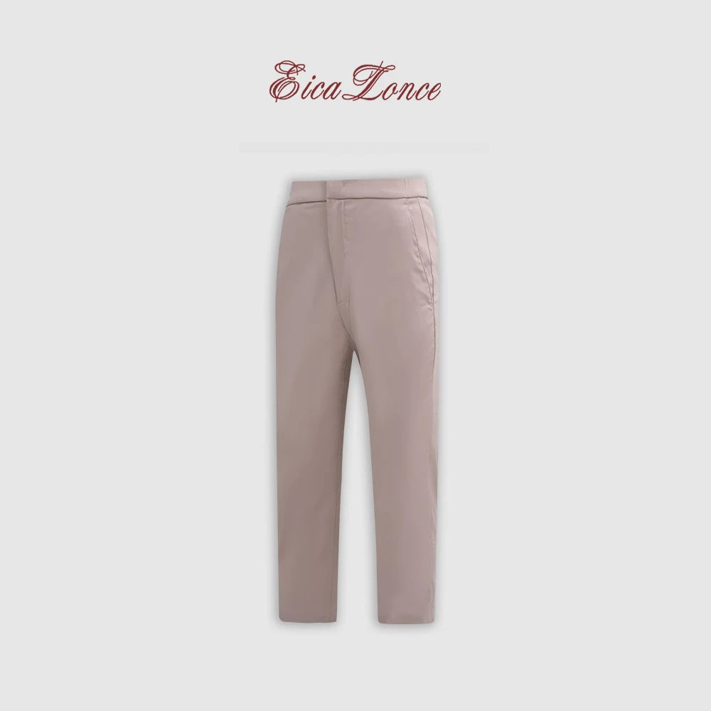 意卡伦萨 25·FW 秋季City老钱风男款直筒9分裤休闲裤KN61293