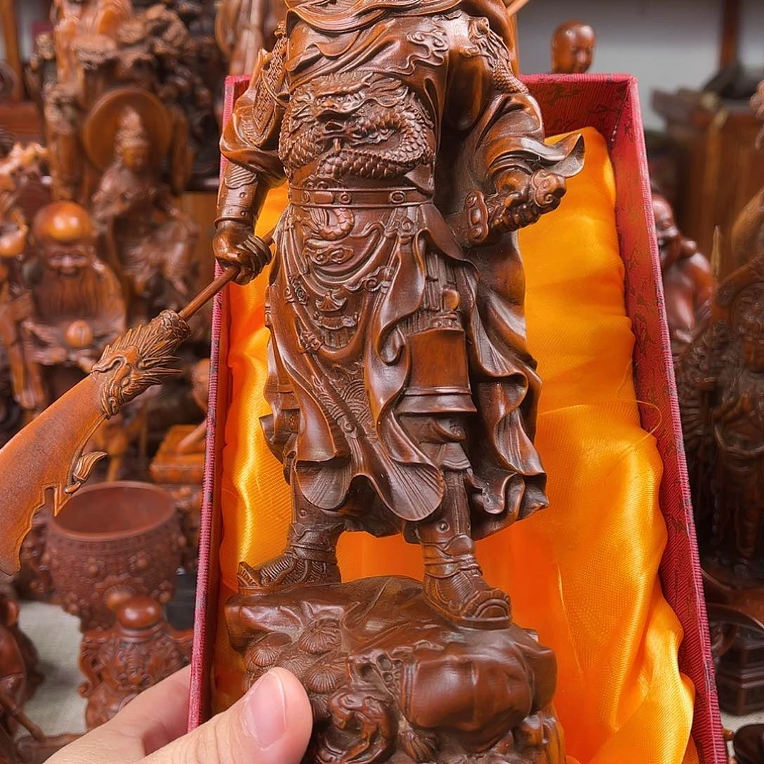 木黄杨木雕刻高度23厘米 宽度10厘米