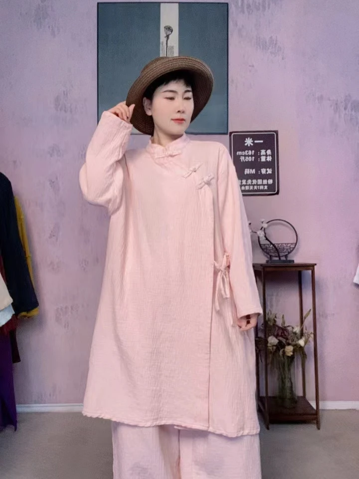 [大虞棉麻] 250-300号春季新款亚麻裙袍系列（ 编码以当日为准)