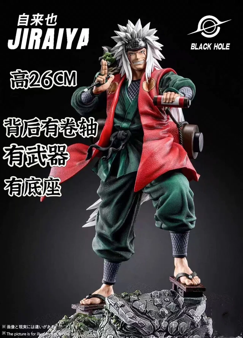 【全款预 售】【2025年新款】火影忍者自来也 高26CM有武器有底座手办