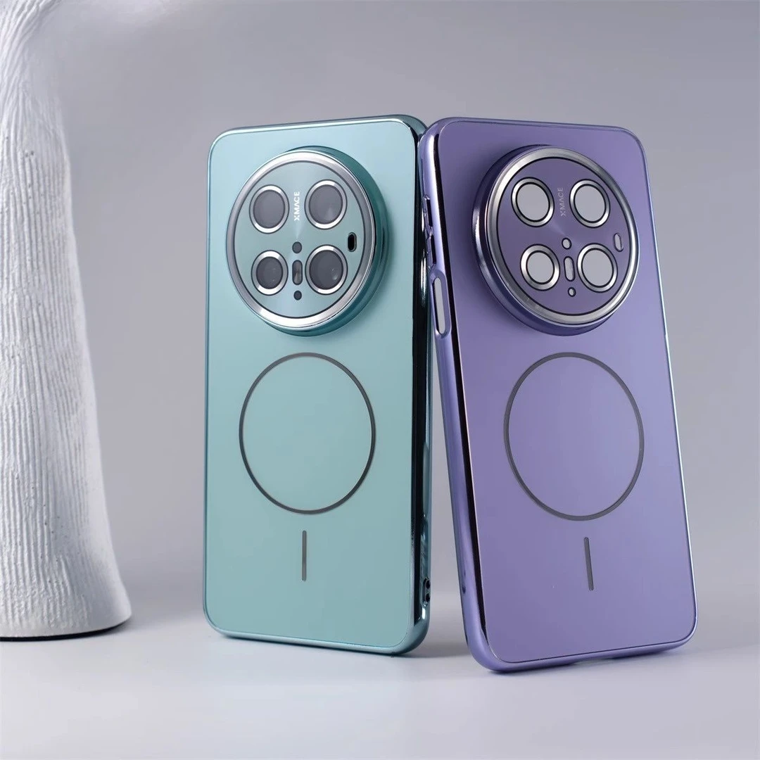 适用华为mate70手机壳pura80磨砂细磁吸p70/60防摔全包镜头Nova13