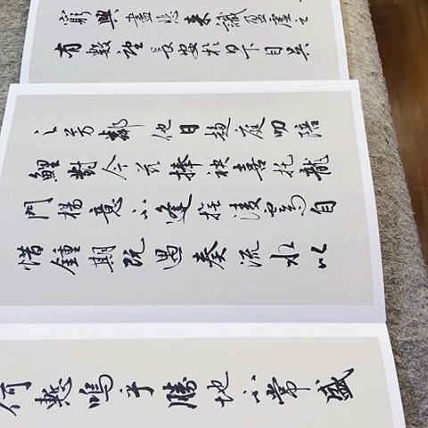 一***人滕王阁序行书册页作品