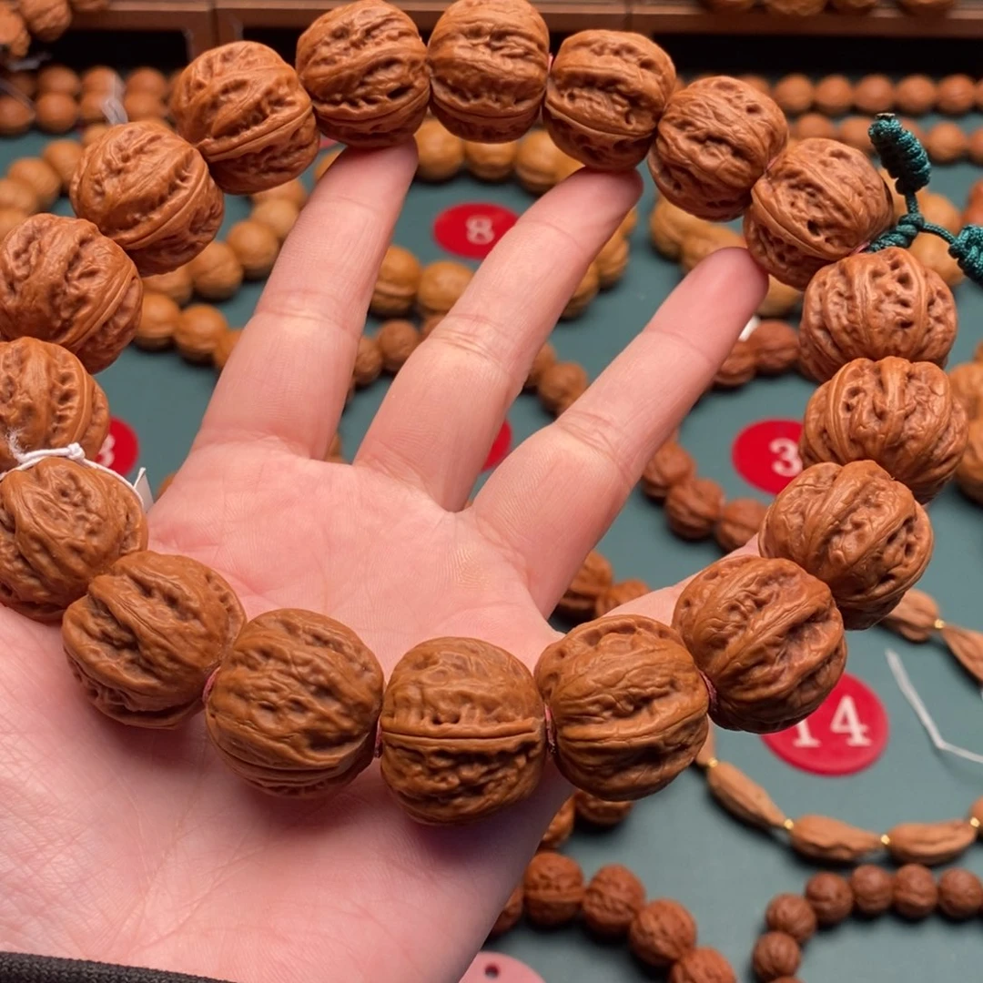 文玩核桃手串24尺寸八棱
