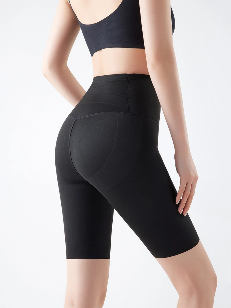 五分瑜伽裤蚂蚁腰无尴尬线高腰打底裤鲨鱼裤夏季穿收腹芭比裤外穿