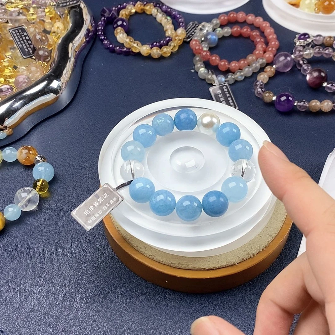 银S925镶嵌手链水晶