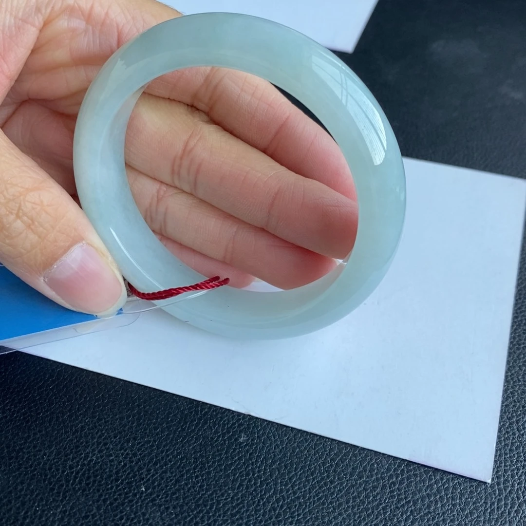 翡翠未镶嵌手镯55正圈