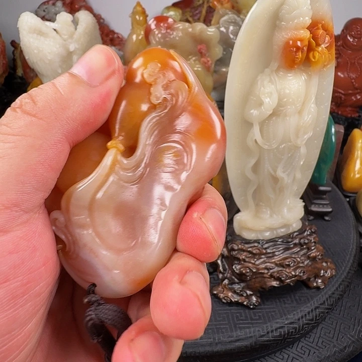 宙***哥寿山石寿山石银包金