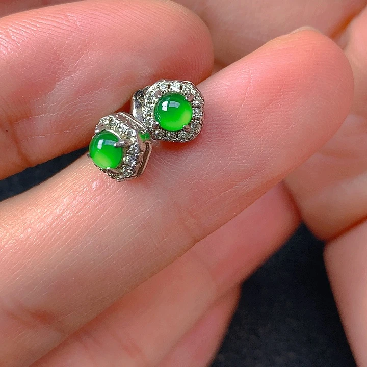 翡翠银S925镶嵌颈饰