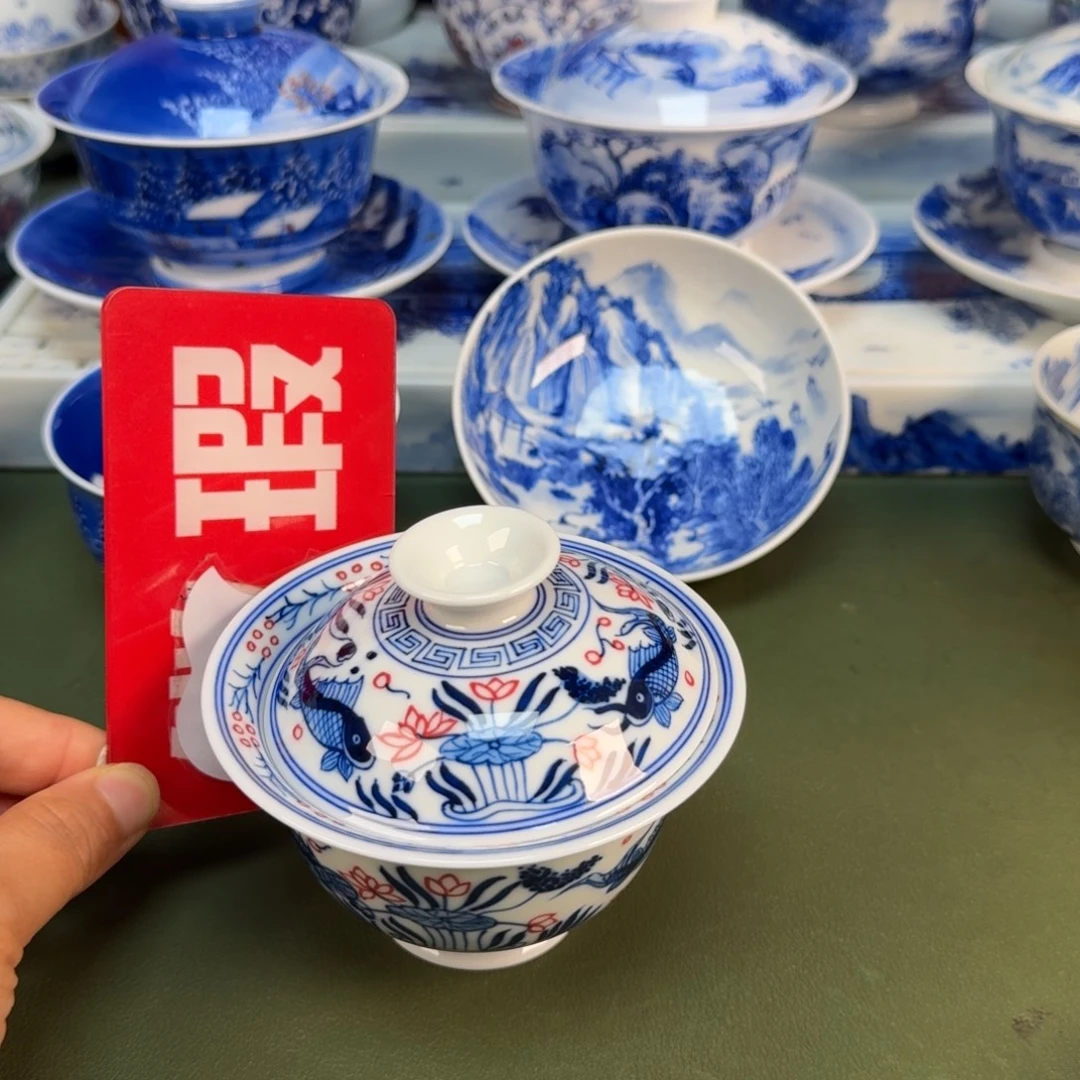 景德镇纯手绘茶具圆圆281