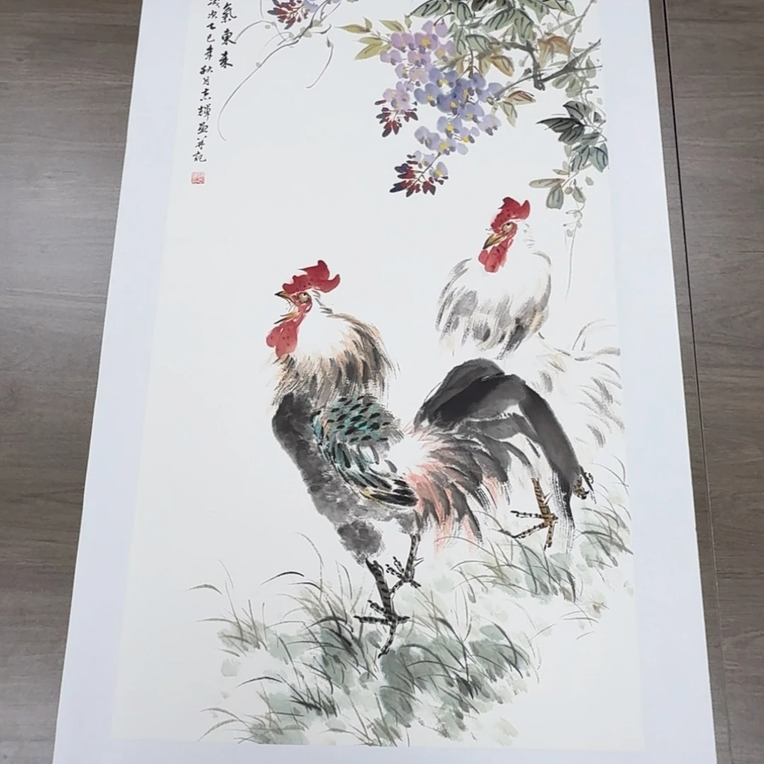 国画国画作品山水花鸟
