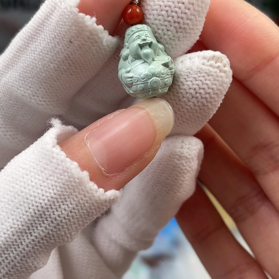 绿松石未镶嵌挂件