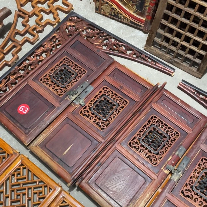 解***读香榧木一套四片花板