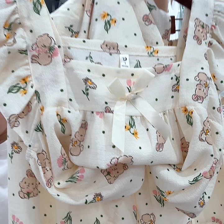 80到160斤泡泡棉女士睡衣套装